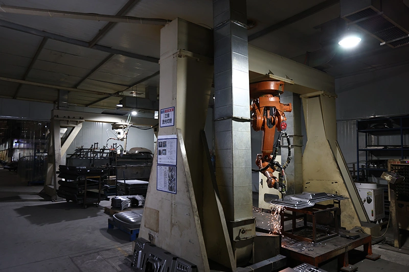 Wanhoo factory 3D laser cutting station for tricycle frame components