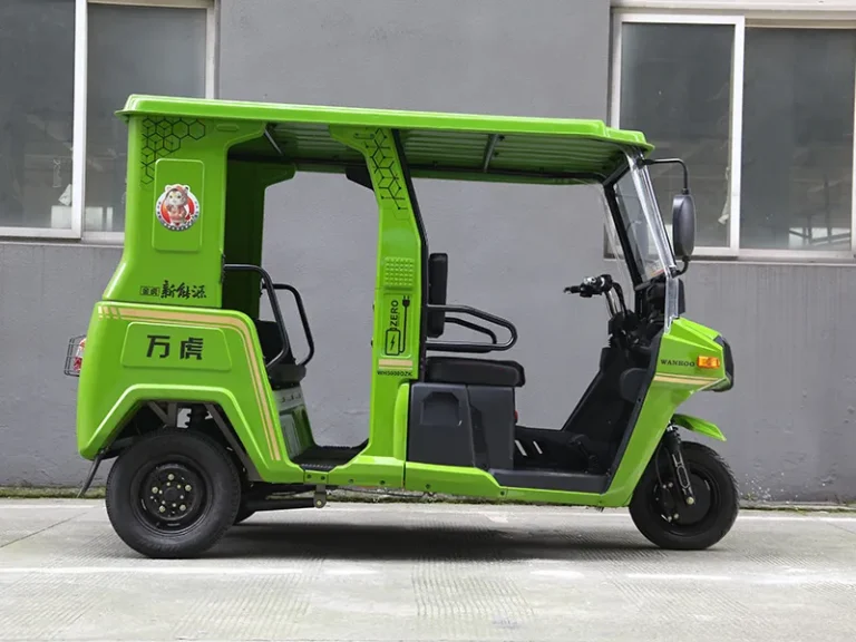 Wanhoo King-Tiger-Electric 9-seat heavy-duty passenger tricycle side view
