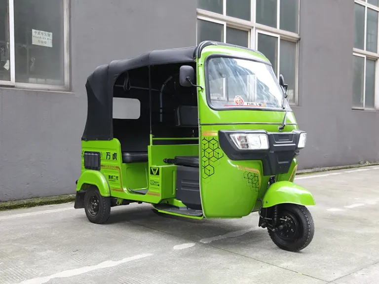 Wanhoo YAHOO-II-Electric passenger tricycle right side view